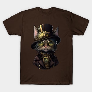 Steampunk Cat T-Shirt